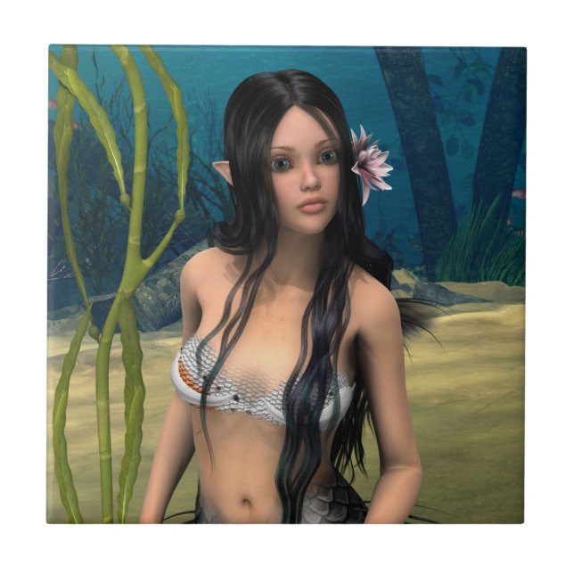 Cute Mermaid Tile (Front)