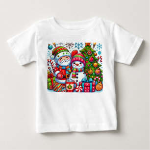 "Cute Merry Christmas Baby T-Shirt – Adorable Holi