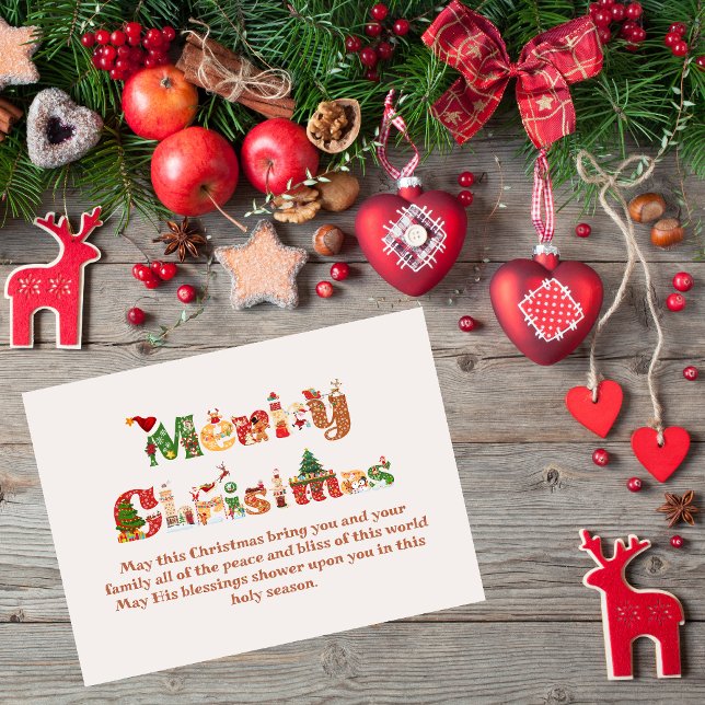 Cute Merry Christmas Card (Creator Uploaded)
