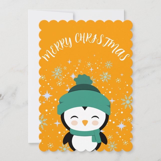 Cute Merry Christmas Card (Front)