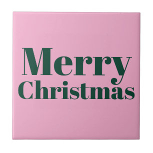 Cute Merry Christmas Ceramic Tile. Tile