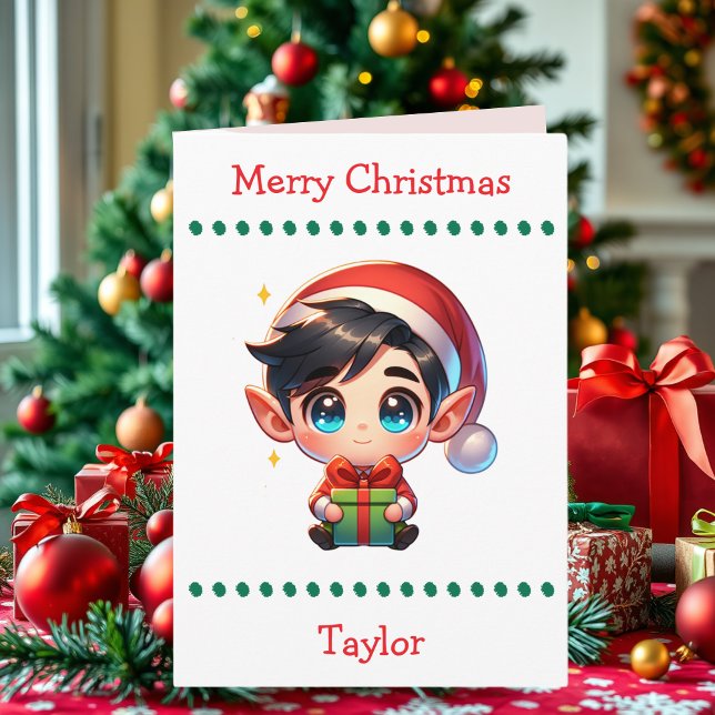 Cute Merry Christmas Child's | Word Search Inside Holiday Card (Creator Uploaded)