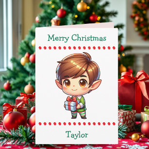 Cute Merry Christmas Child's Word Search Inside Holiday Card