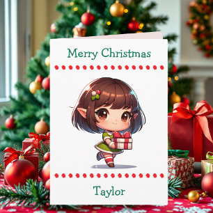 Cute Merry Christmas Child's Word Search Inside Holiday Card