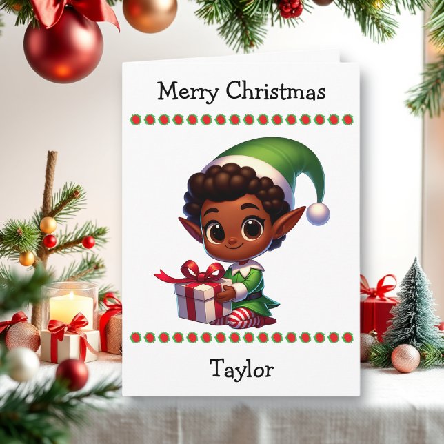 Cute Merry Christmas Child's | Word Search Inside Holiday Card (Creator Uploaded)