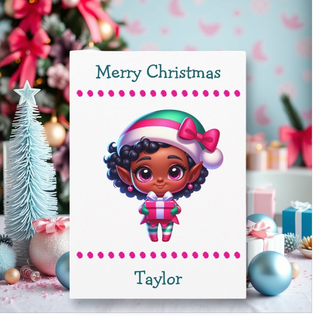 Cute Merry Christmas Child's | Word Search Inside Holiday Card (Creator Uploaded)