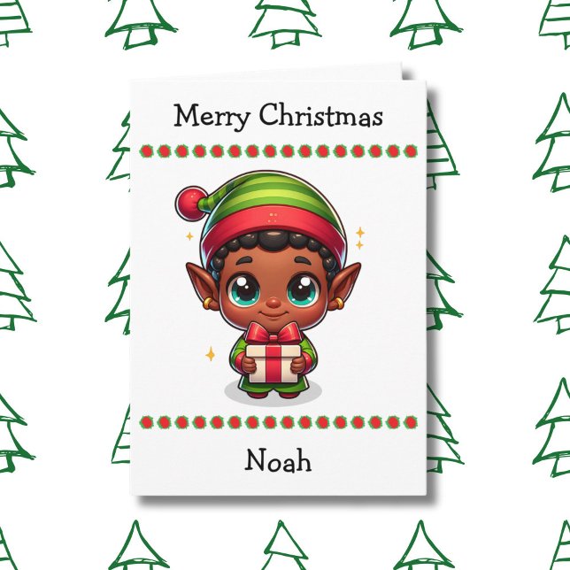 Cute Merry Christmas Child's | Word Search Inside Holiday Card (Creator Uploaded)