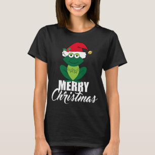Cute Merry Christmas Frog T-Shirt