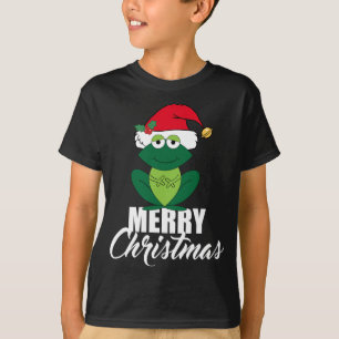 Cute Merry Christmas Frog T-Shirt