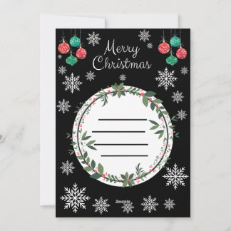 Cute Merry christmas Holiday Card