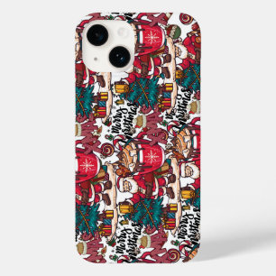 Cute Merry Christmas – Holiday Festive Case-Mate iPhone 14 Case
