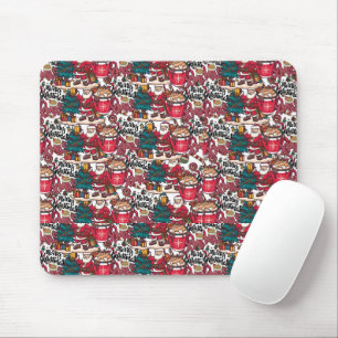 Cute  Merry Christmas – Holiday Festive Mouse Pad