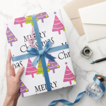 Cute Merry Christmas Trees 