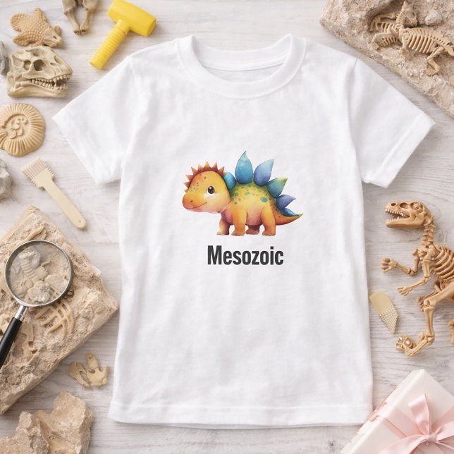 Cute Mesozoic Dinosaur Design for Kids T-Shirt (Creator Uploaded)