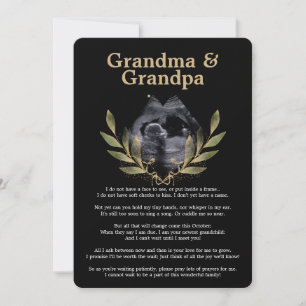 Cute Message from Bump to Expecting Daddy  Holiday Card