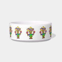 Cute Mexican dog with maracas | choose back colour