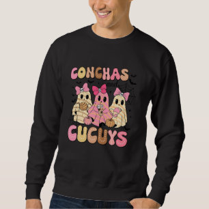 Cute Mexican Ghost Conchas And Cucuys Funny Spooky Sweatshirt