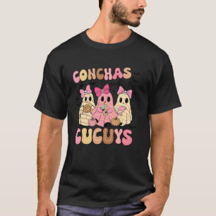 Cute Mexican Ghost Conchas And Cucuys Funny Spooky T-Shirt