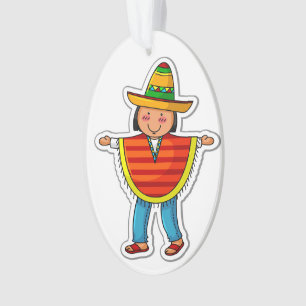 Cute Mexico Ornament