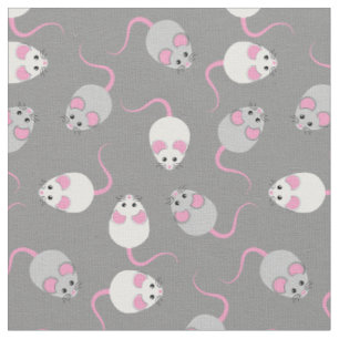 Cute Mice Mouse Animals Fabric