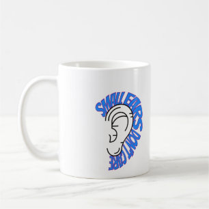 Cute Microtia blue and Pink  Coffee Mug