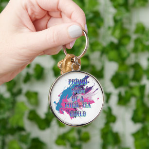 Cute Microtia Mom Key Ring