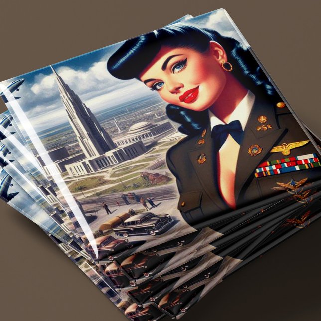 Cute Military Pin-up Magnet (Creator Uploaded)