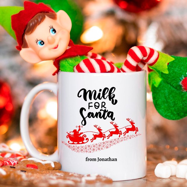 Cute Milk For Santa Christmas Gift  Mug (Creator Uploaded)