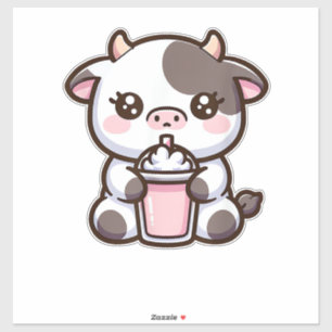 Cute Milkshake Lover Little Calf Frozen Joghurt Ba