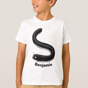 Cute millipede cartoon illustration T-Shirt