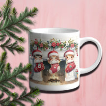 Cute Mimi Christmas Mug With Grandchildren Names
