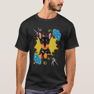 Cute Min Pin Pet Animal Dog Owner Dog  Min Pinsche T-Shirt