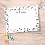 Cute Mini Bugs and Mini Beasts Post-it Notes<br><div class="desc">Cute mini bugs and mini beasts personalised notes. Perfect for teachers,  science students,  the office or at home. Designed by Thisisnotme©</div>