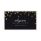 CUTE mini confetti shiny gold foil bold black