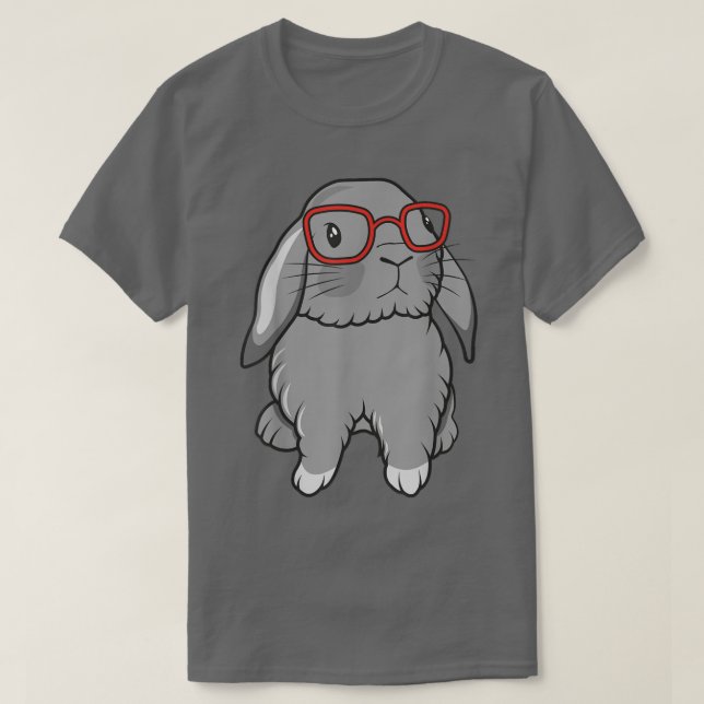 Cute Mini Holland Lop Bunny Rabbit Lover Easter  T-Shirt (Design Front)