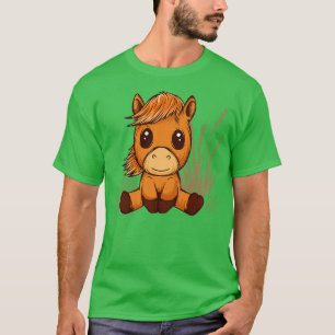 Cute Mini Horse Graphic Tshirt Horse Lover Gift