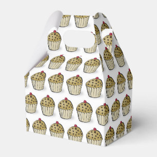 Cute Mini Muffins Pattern Favour Box