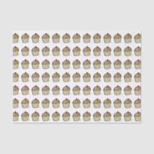 Cute Mini Muffins Pattern Tissue Paper