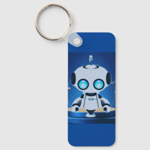 Cute Mini Robot Key Ring