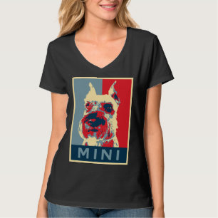 Cute Miniature Schnauzer Election T-Shirt