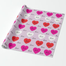 Cute Minimalist Hearts Love Pattern
