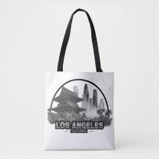 Cute Minimalist Los Angeles City California USA Tote Bag