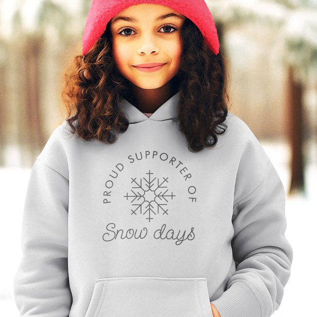 Cute Minimalist Modern Snow Days (Snow days supporter!)