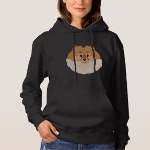 Cute Minimalist Pomeranian Hoodie