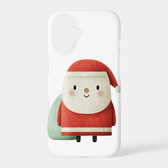 Cute Minimalist Santa Claus (Back)