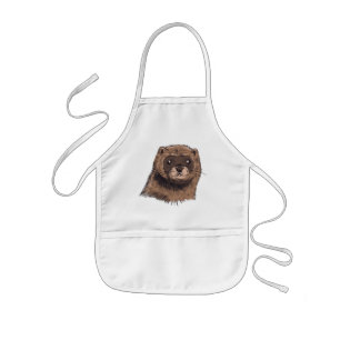 Cute Mink - Funny Pet Animal Kids Apron