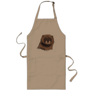 Cute Mink - Funny Pet Animal Long Apron
