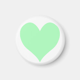 Cute Mint Green Heart Magnet