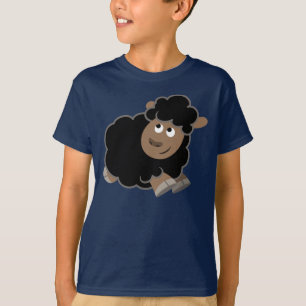 Cute Mischievous Cartoon Sheep Children T-Shirt