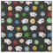 Cute mixed casino gambling pattern material